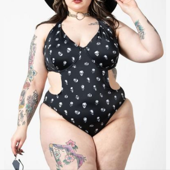 Killstar Rebel Fate Swimsuit - Picture 1 of 5